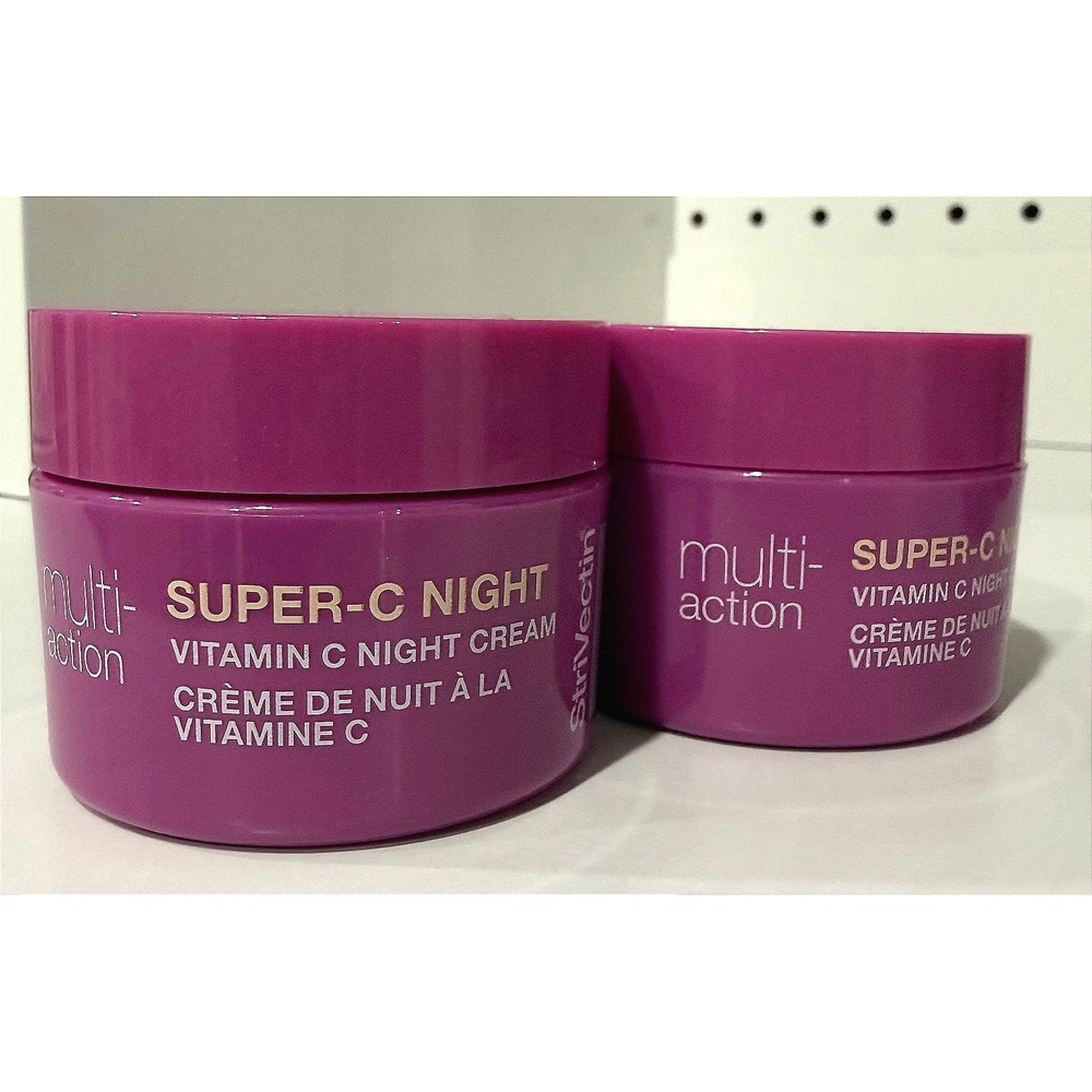 2 pack StriVectin Multi-Action Super-C  Vitamin C Night Cream 1oz ea = 2 oz NEW